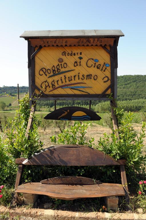 Agriturismo Podere Poggio Ai Cieli 圣吉米纳诺 外观 照片